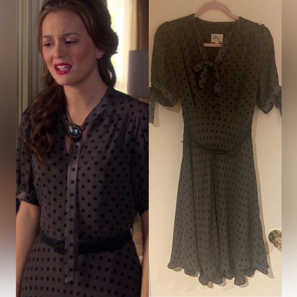 Blair Waldorf Milly Polka dot dress 4